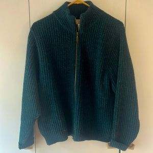 Vintage Llbean sweater jacket